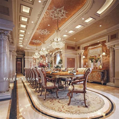 Taherdesign Luxury Formal Dining For Villa In Egypt © 2017 Interior