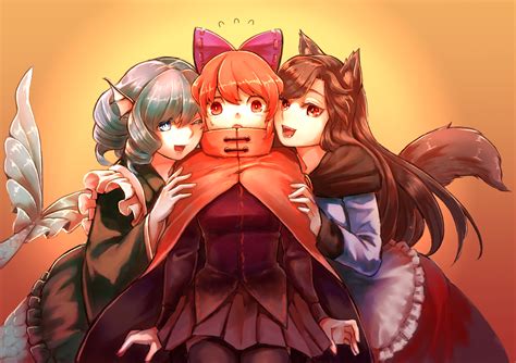 Imaizumi Kagerou Sekibanki And Wakasagihime Touhou Drawn By Reika Winter Danbooru