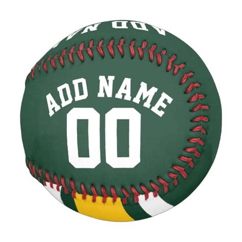 Team Jersey With Custom Name And Number Baseball