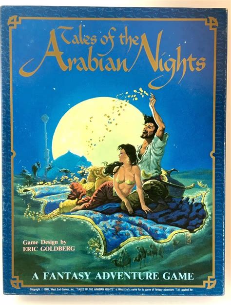 west end wargame tales of the arabian nights box unpunched complete vg… arabian nights