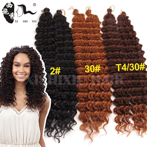 18 20 Freetress Hair Curly Deep Wave 3x Braid Crochet Synthetic Hair