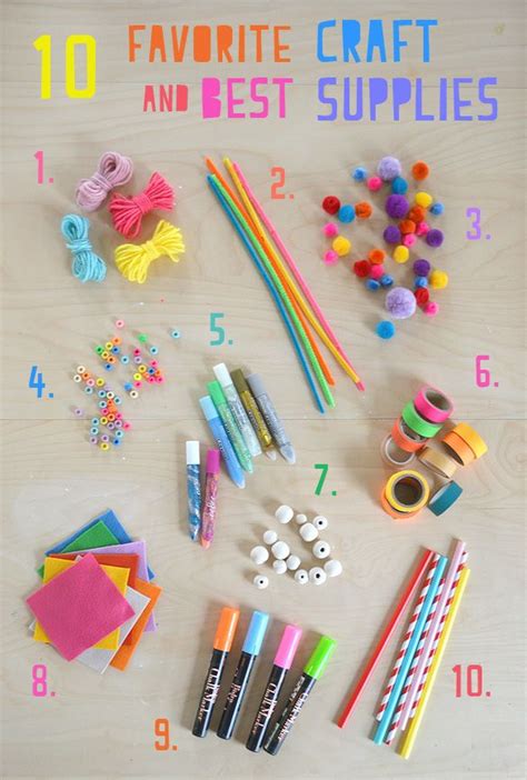 My 10 Favorite Craft Supplies For Kids Craft Kits For Kids Art And
