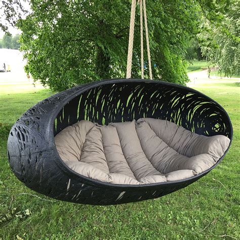 We have modern designer furniture from charles and ray eames covering their most successful creations such as the eames lounge chair and the entire plastic dining range along with many others. Modern Garden Swing Seat | BIOS ALPHA Luxury Swing Seat | BLACK.