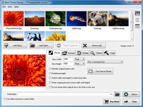 Download Batch Picture Resizer V62 Afterdawn Nederland Software