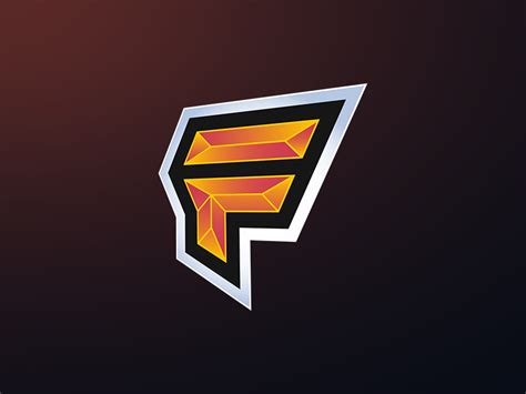 Esports F Logo Logo Design Logos Orange