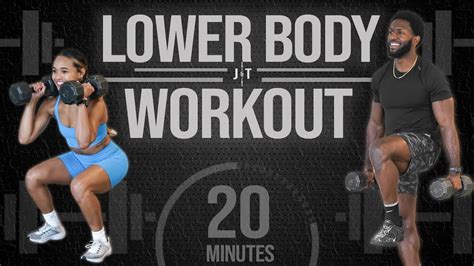 20 Minute Lower Body Dumbbell Strength Workout Youtube