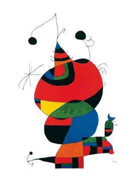 Dekoartikel günstig und bequem online kaufen! Joan Miró - Hommage a Picasso - Kunstdruck Poster günstig ...