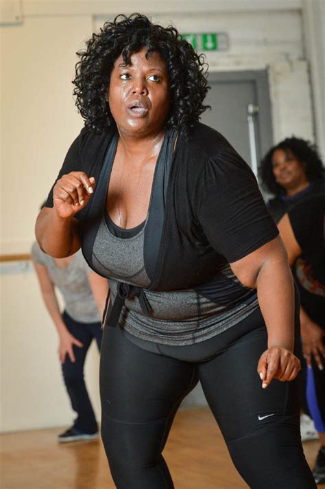 obese fitness instructor teaches aerobics classes to help others lose weight fast daily star