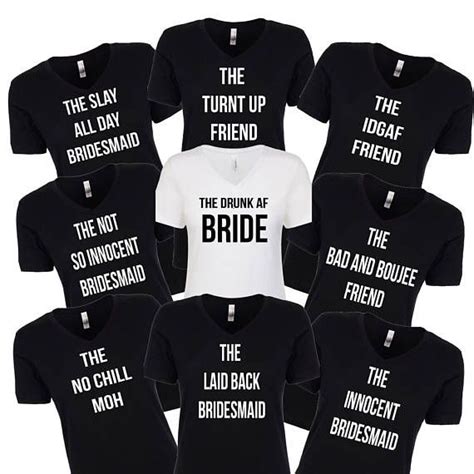 Funny Bridesmaid Shirtsbachelorette Party Shirtsbridesmaid Shirts