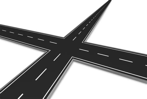 Roundabout Clipart Black And White Cross