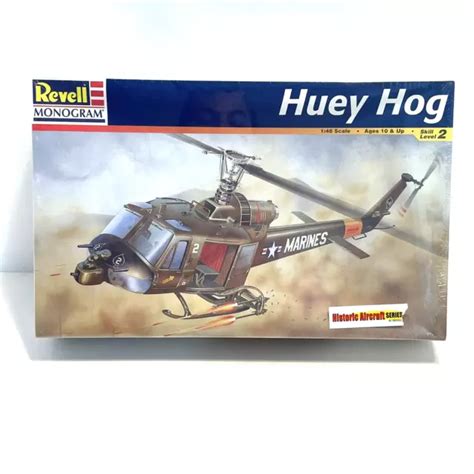 Revell Monogram 148 Scale Huey Hog Helicopter Plastic Model Skill