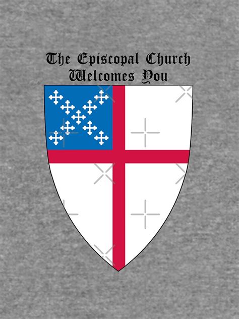 The Episcopal Church Shield With Welcomes You 2 Lightweight