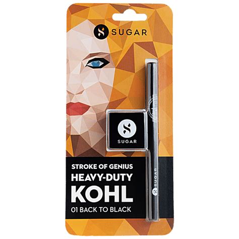 buy sugar cosmetics stroke of genius heavy duty kohl smear proof and water resistant online at
