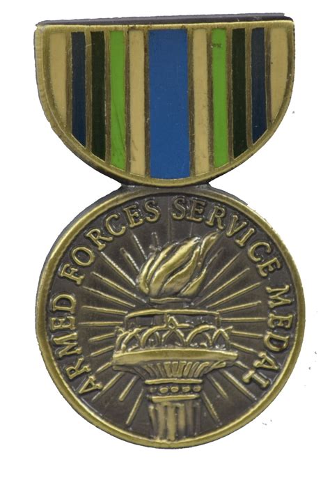 Armed Forces Volunteer Service Medal Hat Pin