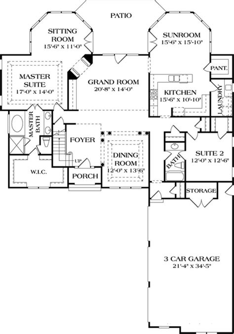 House Plan 3323 00366 Lake Front Plan 3756 Square Feet 5 Bedrooms