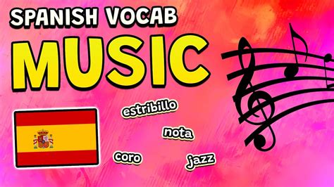 Learn Music Vocab In Spanish With English Subtitles 🇪🇸 🌟learn Spanish