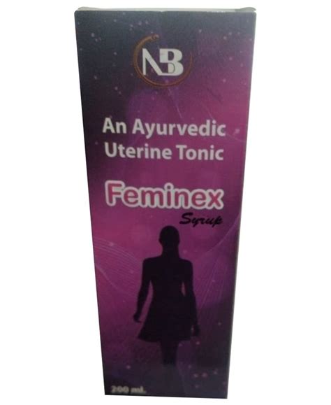 Ayurvedic Uterine Tonic Feminex Syrup Packaging Type Bottle