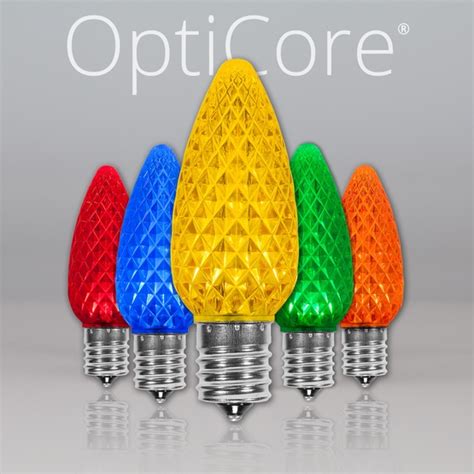 C9 Red Opticore Led Christmas Light Bulbs