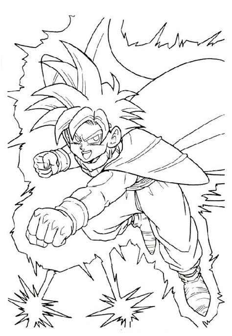 Goku Super Sayayin Para Colorear Imagui