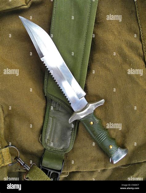 A Combat Military Knife Used As A Weapon In Close Combat Stock Photo