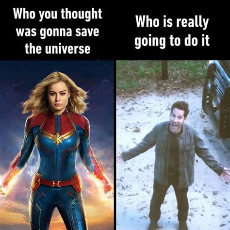 Captain Marvel Meme 001 Who Will Really Save The Universe Comics And