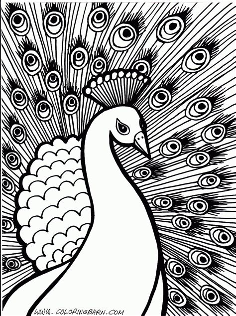 Hard Coloring Pages