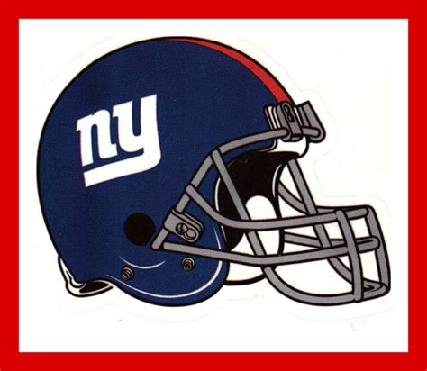 New York Giants Football Nfl Helmet Decal Sticker Team Logobogo 25