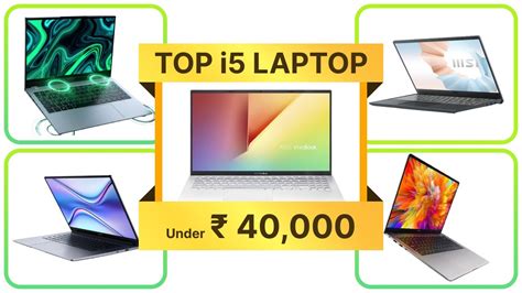 Top 5 Best I5 Laptop Under 40000 Dont Buy I3 Buy Only I5 Best Laptop