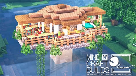 🔨🏡 Minecraft ☁ How To Build A Sky Base Survival Base Tutorial Youtube