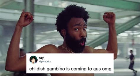 Gambino busts moves for the sheer pleasure of it, even when the lights are not on him: Childish Gambino Is Coming To Australia In 2018, And Fans ...