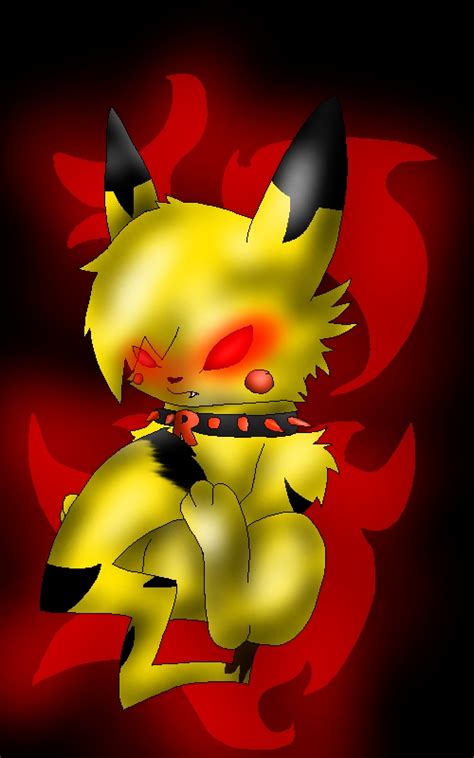 Evil Pikachu By Xxshadowthedragoness On Deviantart