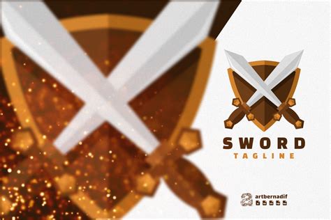 Sword Mascot Logo Graphic By Artbernadif · Creative Fabrica