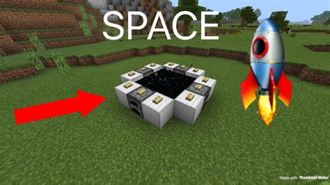 How To Go To Space In Minecraft Youtube