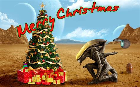 Alien Christmas Postcard By Farstar09 On Deviantart