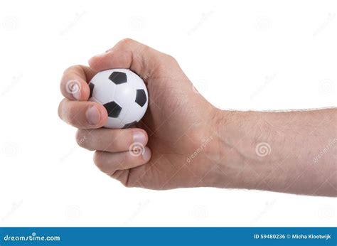 Hands With Soccer Ball Stock Photo Image Of Competitive 59480236