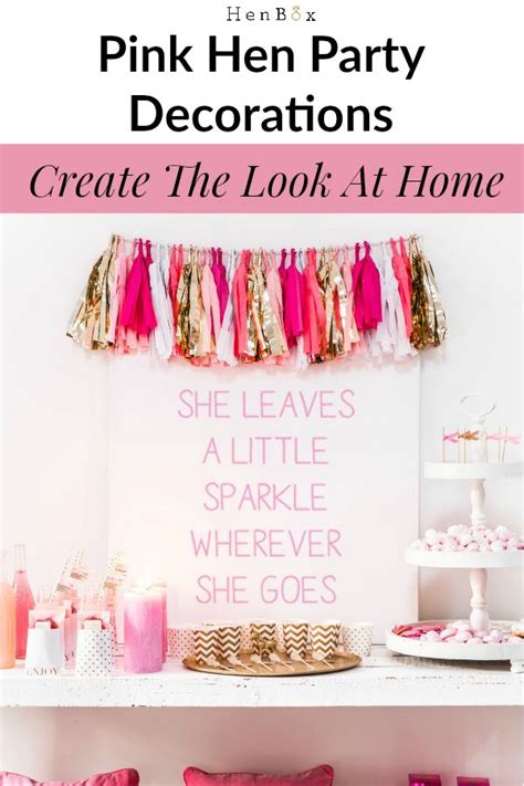 Pink Hen Party Decorations: Throw A Classy Hen Do! | HenBox | Plan Your