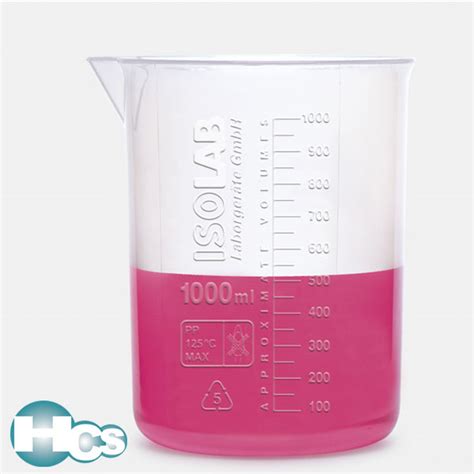Beakers Low Form Pp With Embossed Scale Isolab Hcs Scientific