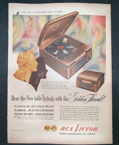 Life Magazine Ad Rca Victor Victrola 1946 Ad Ebay Vintage Records Vintage Radio Retro Ads