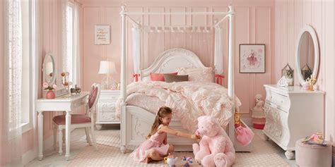 Designed in bold shades of pink with enchanting decals and graphics of cinderella, belle. Disney Princess Dreamer White 6 Pc Twin Canopy Bedroom ...