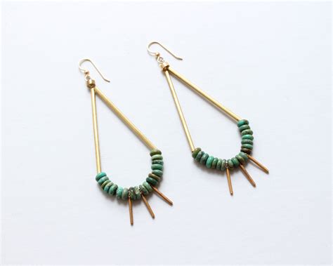 CERES - turquoise + brass | Turquoise, Turquoise bracelet, Turquoise stone