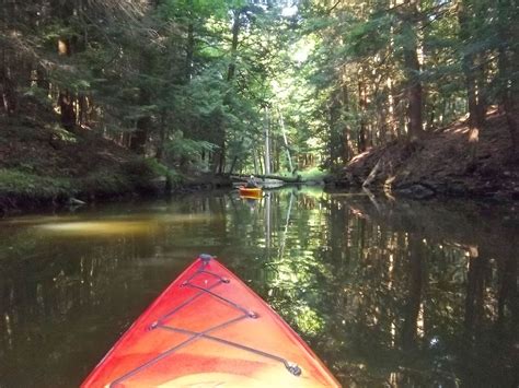 Kennedy Creek which forms Lake Lackawanna at Lackawanna State Park, PA