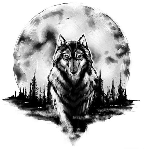 Https://tommynaija.com/tattoo/black And White Wolf Tattoo Designs