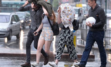 Weekend Washout Britain Is Braced For A Ten Hour Deluge Of Rain Set To Bring Floods Hell With