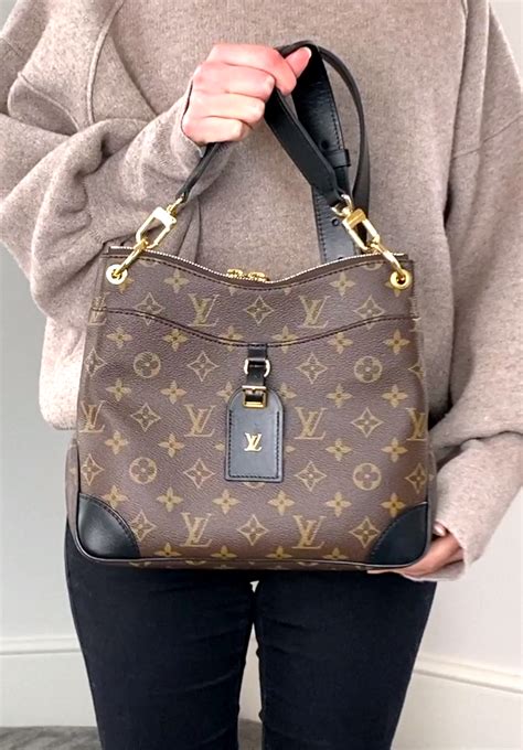 louis vuitton odeon pm crossbody bag review outfit styling video by handbagholic on youtube