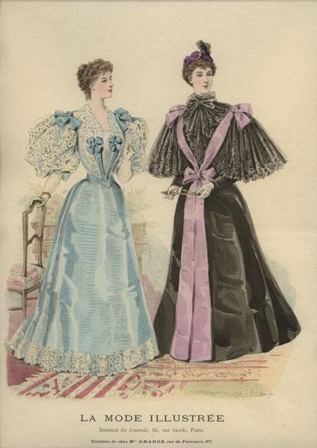 La Mode Illustree 1895 1890s Fashion Edwardian Fashion Edwardian Era