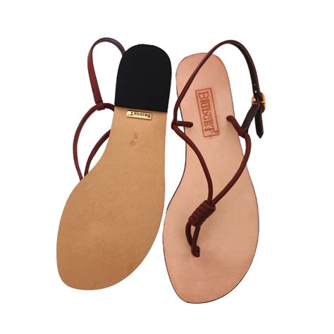 authentic bridget sandals handmade leather sandals brown bitte size 8 5 ebay