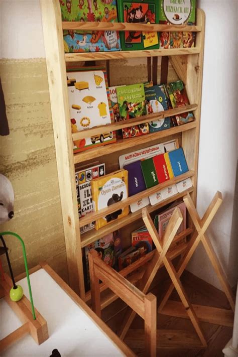 Jaju Baby 4 lü Montessori Eğitici Montessori Kitaplık Çocuk Odası