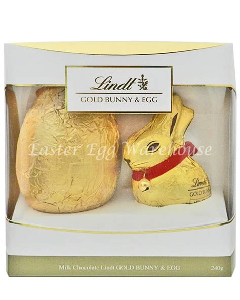 Lindt Gold Bunny And Egg Milk T Box 240g Easter Egg Warehouse