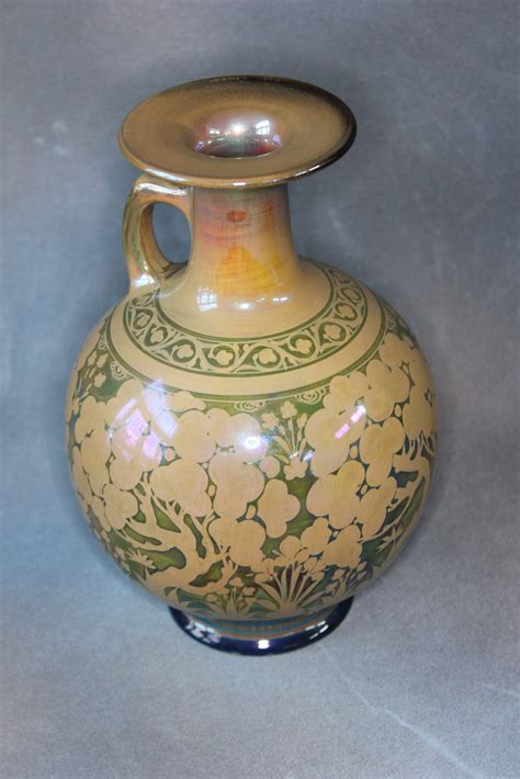 A Pilkingtons Royal Lancastrian Pottery Lustre Single Handled Vase