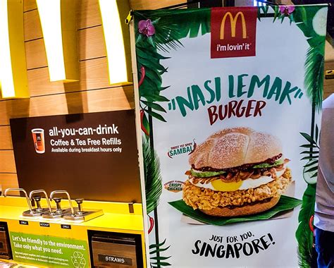 It was sold out within days (2 weeks to be exact) and we learn from our singaporean friends that nasi lemak burger does lives up to its reputation. Taste Test: McDonald's Nasi Lemak Burger Feast - Describee